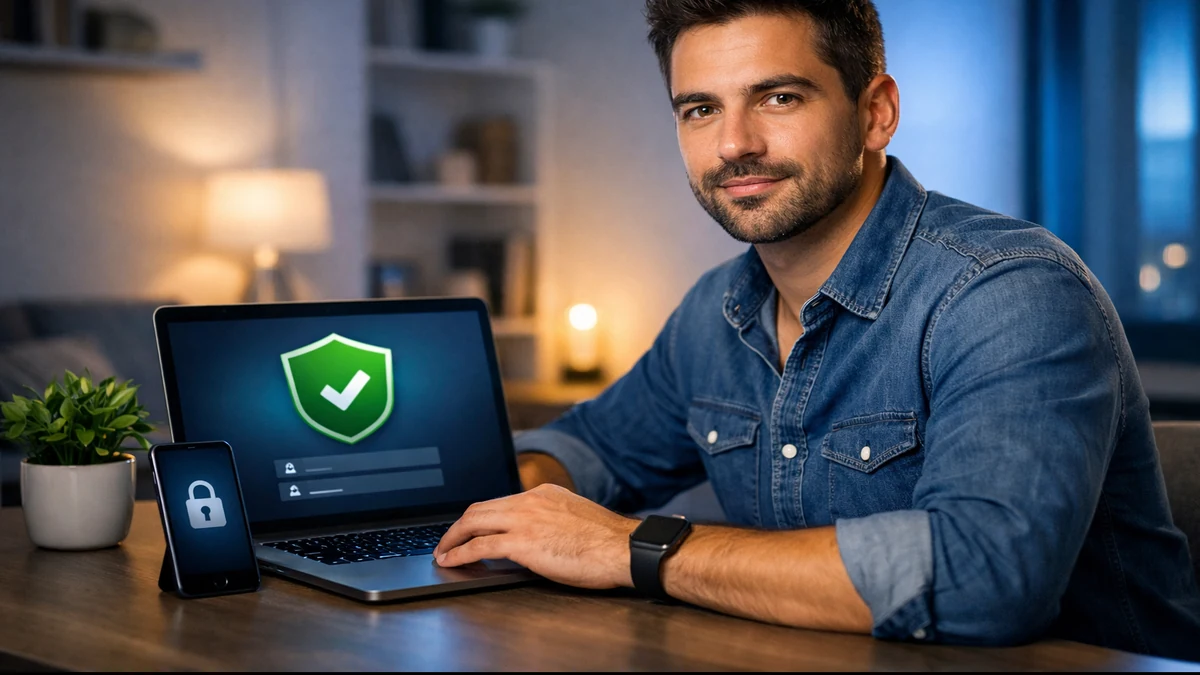 Apostador português a utilizar plataforma de apostas online segura