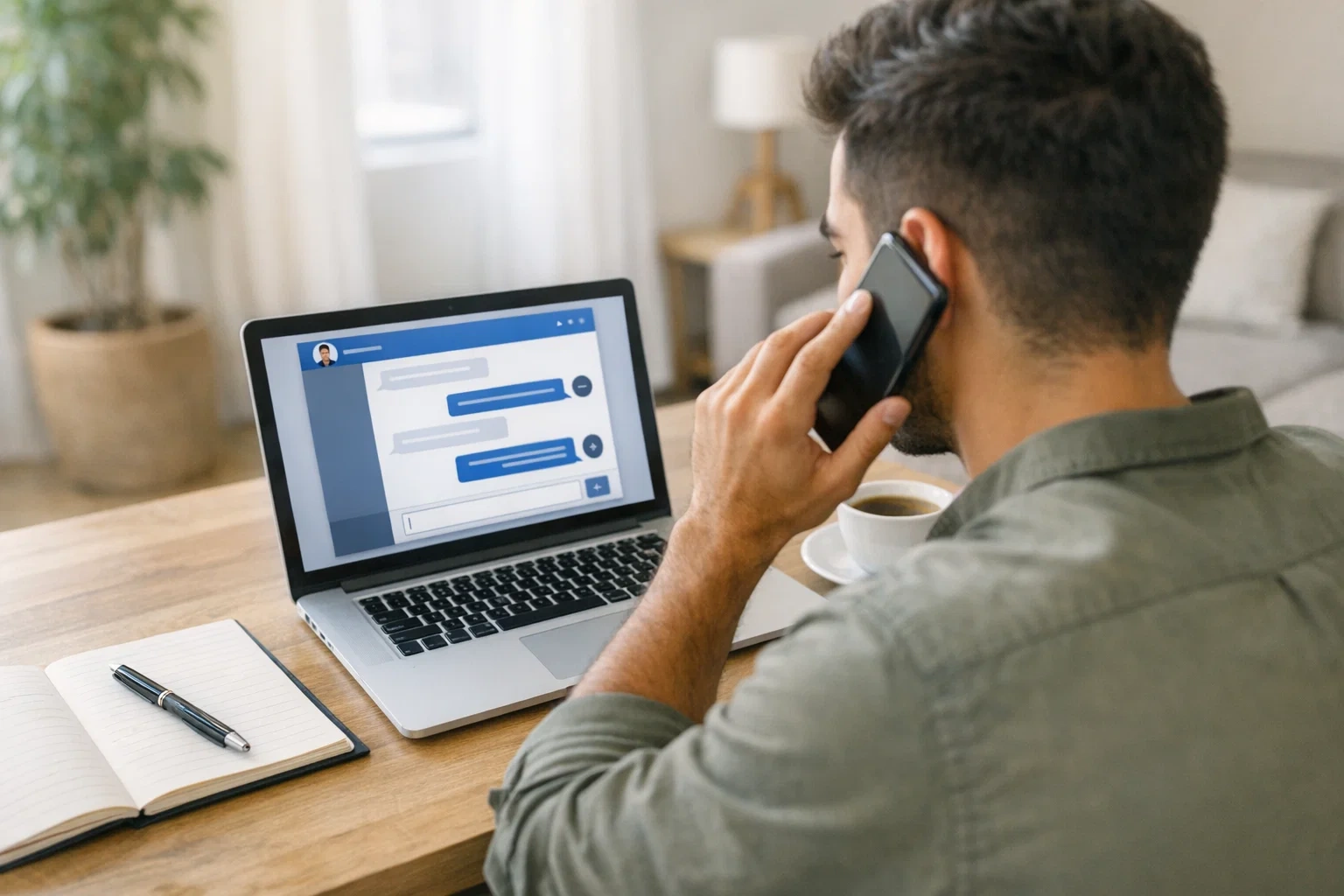 Apostador a contactar suporte ao cliente para resolver questões de levantamento